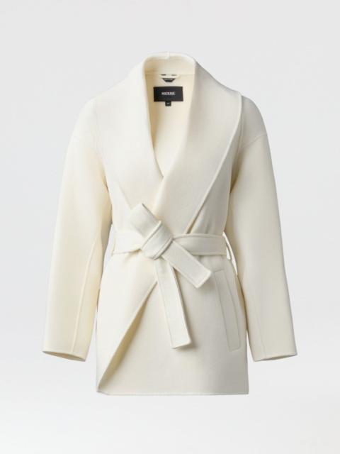 TYRA Double-Face wool robe jacket