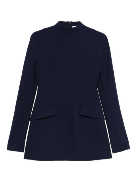 SPXTEFRITE pockets high-neck mini dress