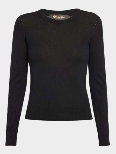 Long-Sleeve Cashmere Sweater