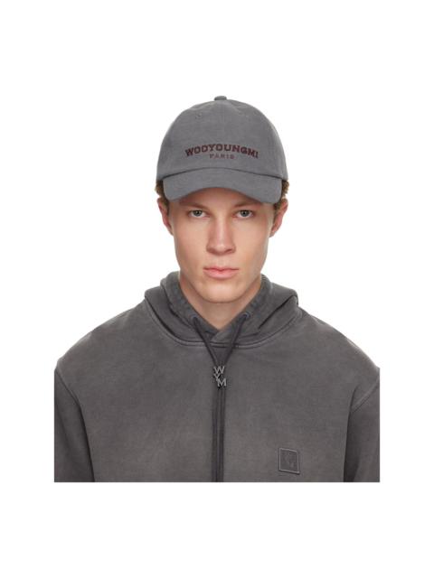 Gray Dyed Oxford Ball Cap