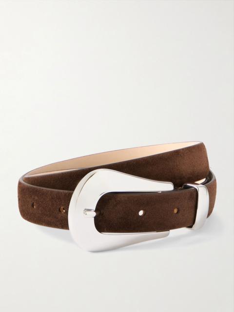 Colette suede belt Chocolate
