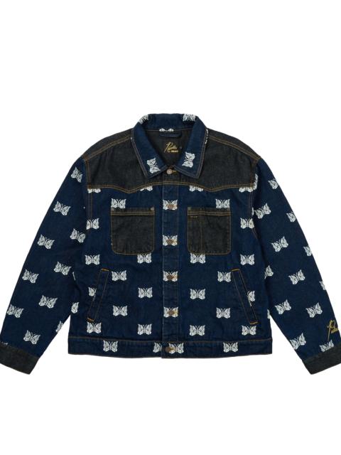 PALACE NEEDLES WESTERN DENIM JACKET INDIGO