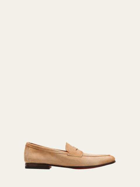 Men's Carlos Suede Penny Loafers