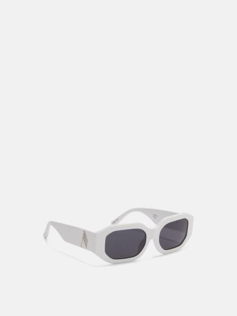 ''BLAKE'' WHITE SUNGLASSES