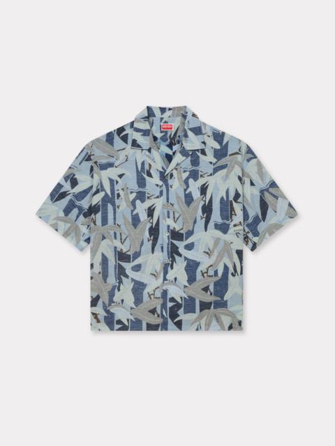 'KENZO Chiky-Rin Camo' hawaiian short sleeve shirt