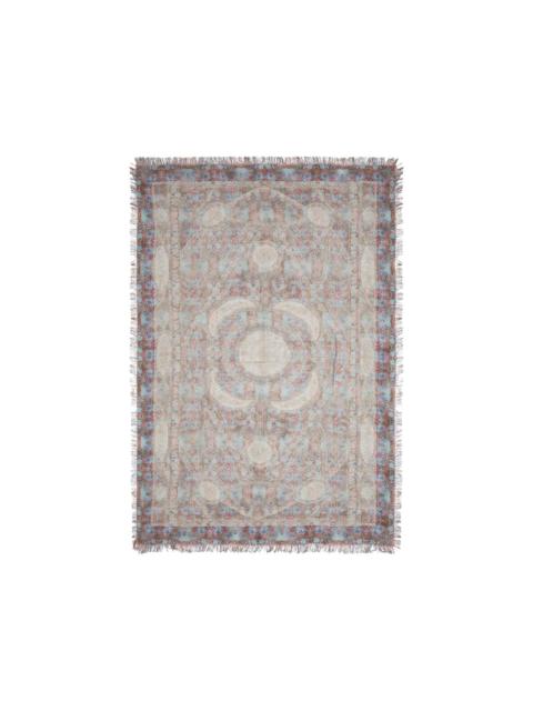 Aloeuw fringed silk scarf