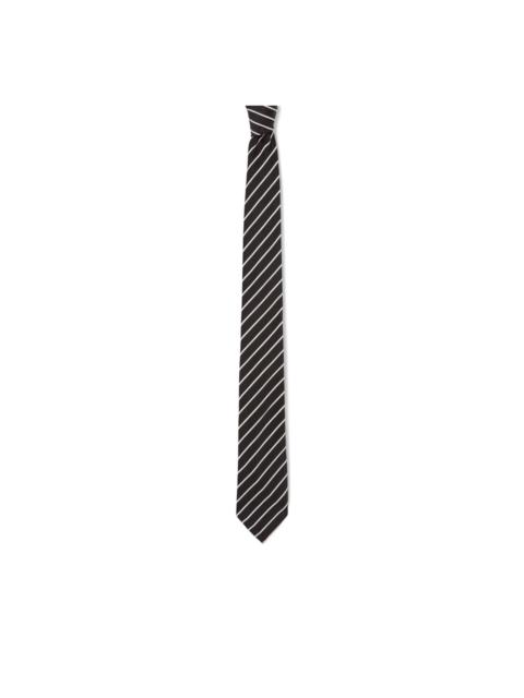 diagonal-stripe pattern tie