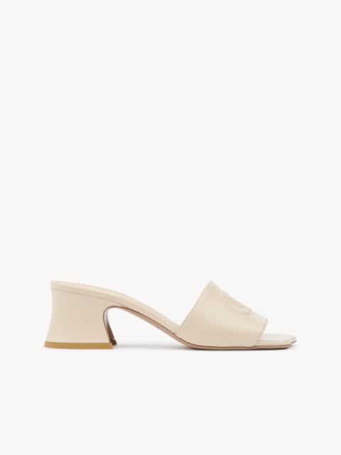 CHLOÉ SOLEIL HEELED MULE