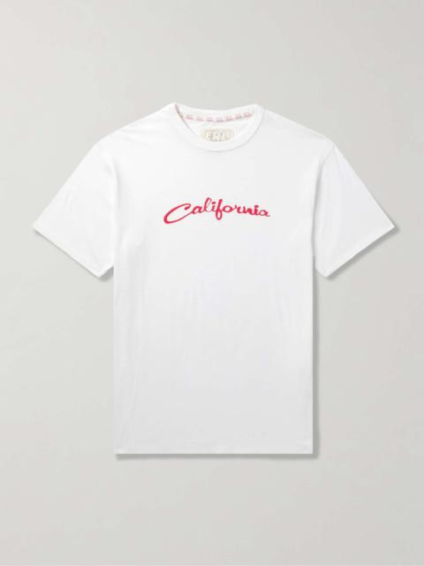 California Slim-Fit Printed Cotton-Jersey T-Shirt