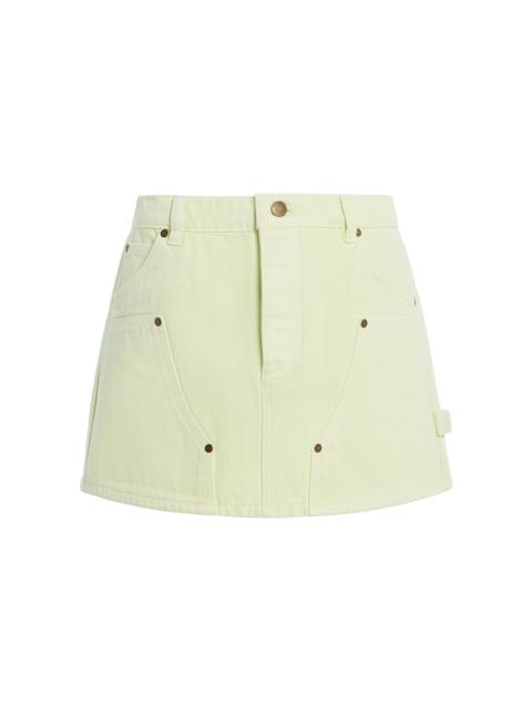 Cargo Skirt lime green