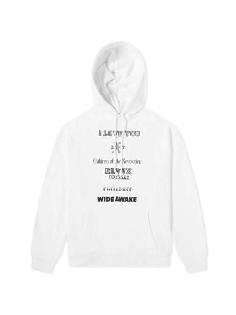 Raf Simons I Love You Popover Hoody