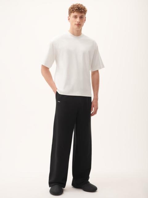 Mens 365 Midweight Straight Leg Track Pants - Black