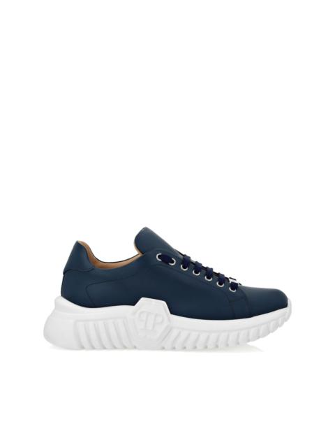 Supersonic leather sneakers