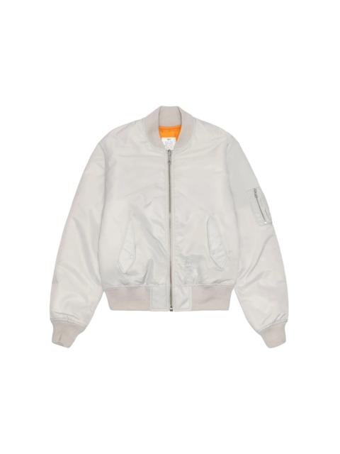 Stussy Built Reversible Bomber Jacket Grey