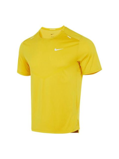 Nike Rise 365 Dri-fit Short-sleeve Running Top 'Yellow' CZ9185-709