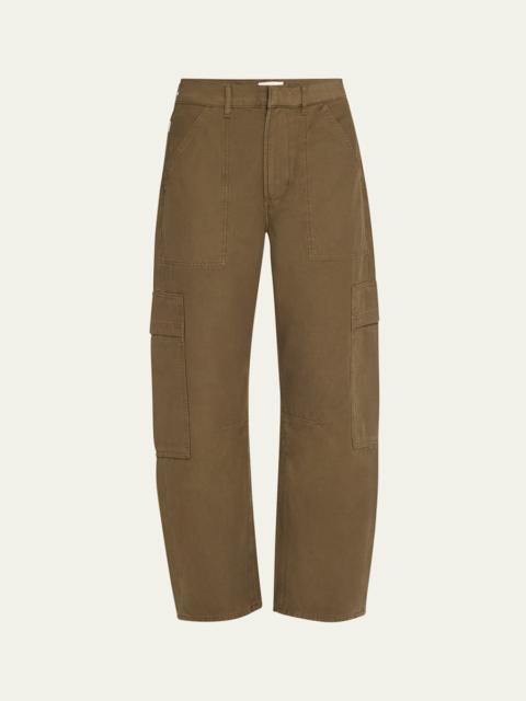 Marcelle Straight Twill Cargo Pants