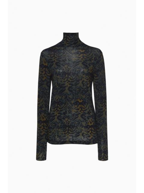 Aurelia Jersey Long Sleeve Turtleneck Top