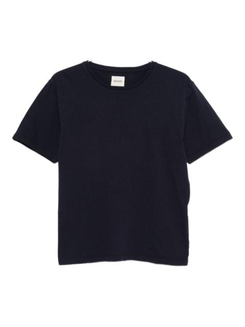 round-neck cotton T-shirt