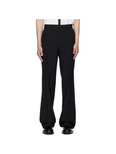Black Wool Trousers