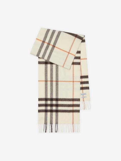 Check Cashmere Scarf