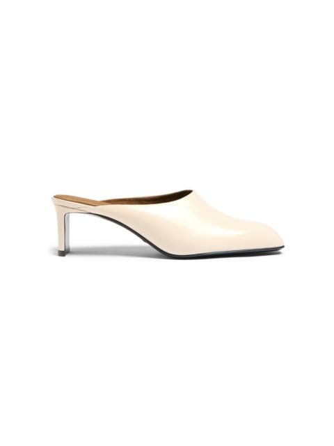 Colt Leather Mules white