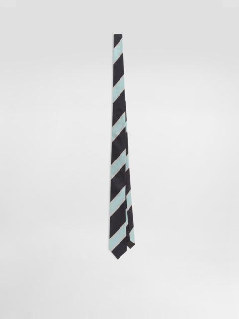 Jacquard martini tie