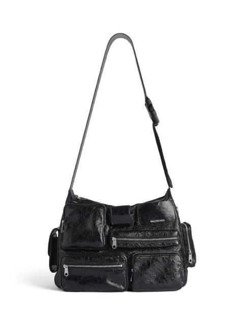 Men's Superbusy Messenger Bag in Black