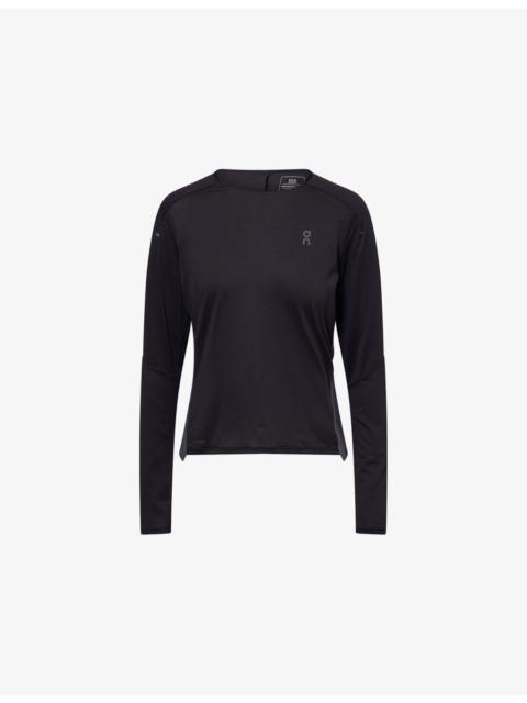 Performance Long-Sleeve Stretch-Woven Top