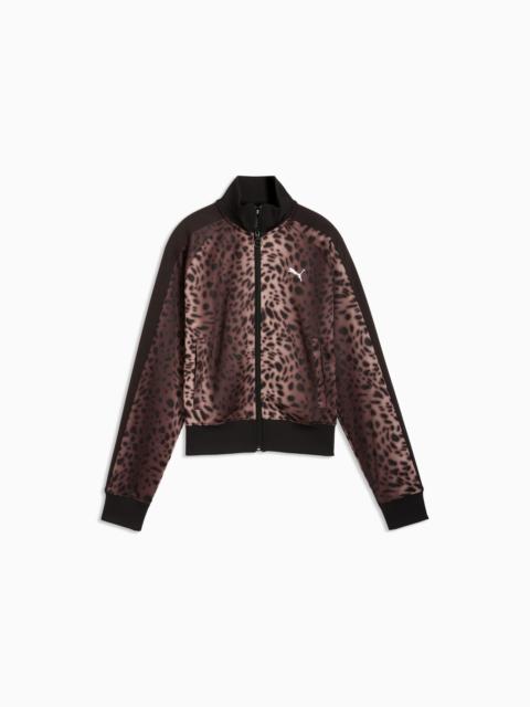 Leopard Luxe Women's T7 Track Jacket