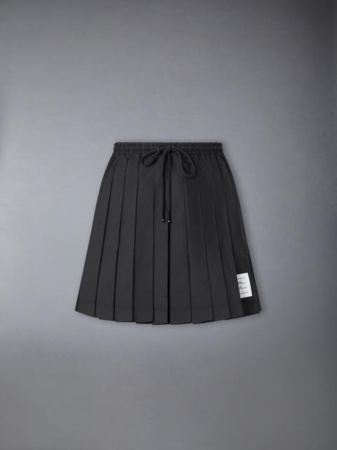 RIPSTOP PLEATED MINI SKIRT