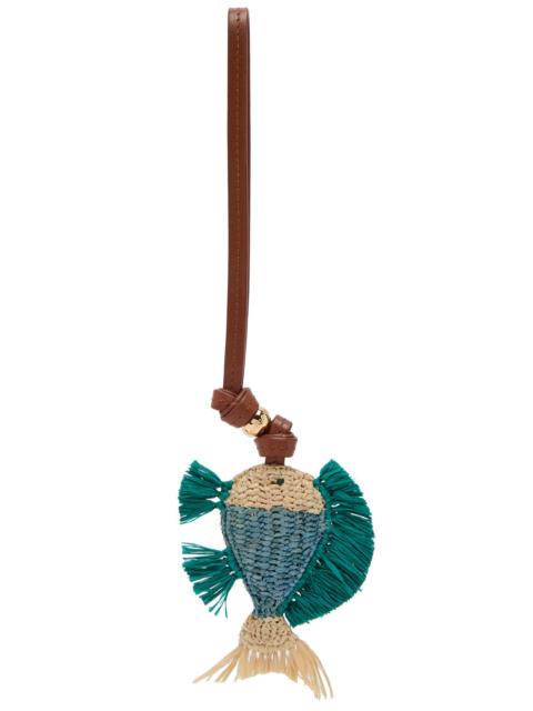 Zimmermann Fish Raffia bag Charm