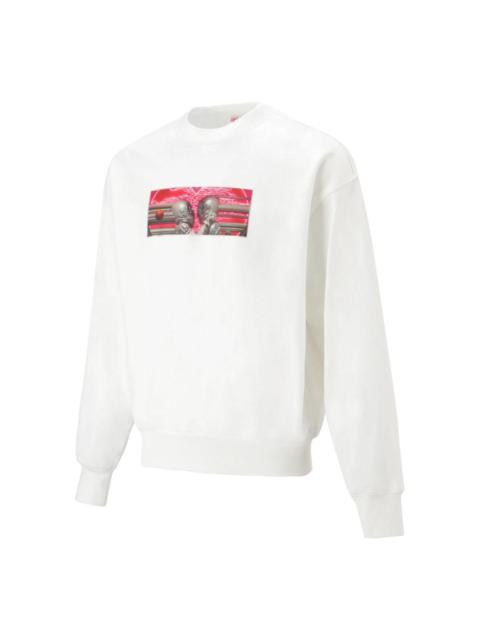 Li-Ning Valentine's Day Graphic Sweatshirt 'White' AWDT233-1