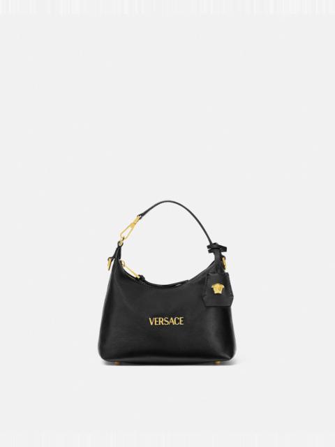 Versace Tag Hobo Handbag