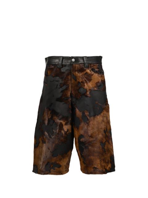 PREDATOR LEATHER SHORT / BRW