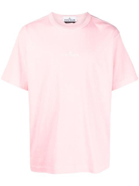 embroidered-logo T-shirt