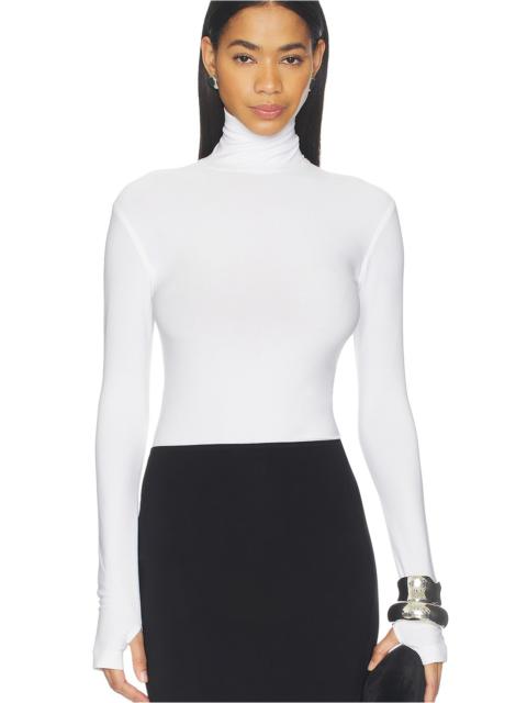 Slim Fit Long Sleeve Turtle Top