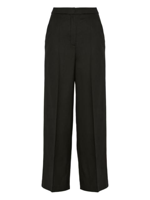 flannel tailored trousers