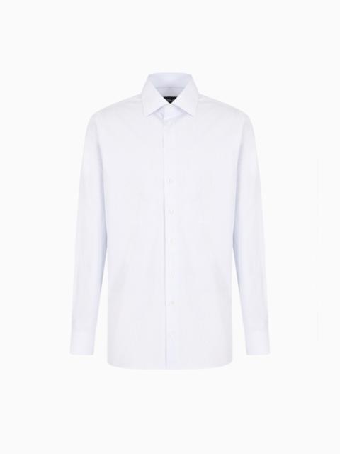 REGULAR-FIT SHIRT IN LUXURY STRIPED COTTON