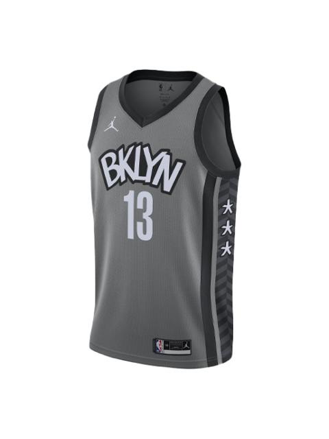 Nike NBA Brooklyn Kevin Durant 20 Basketball Jersey 'Grey White' CV9469-002