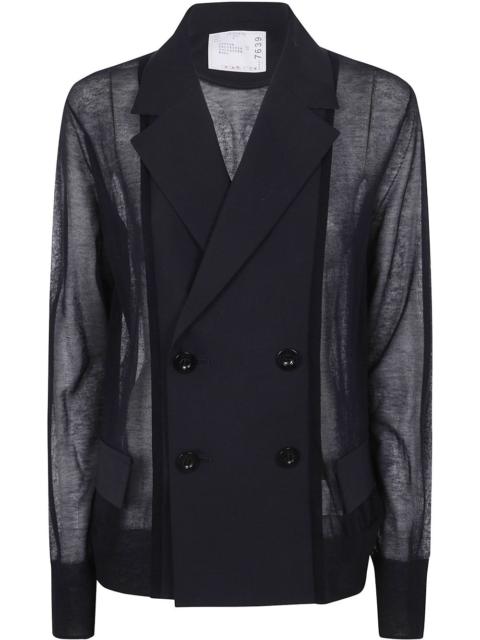 semi-sheer blazer