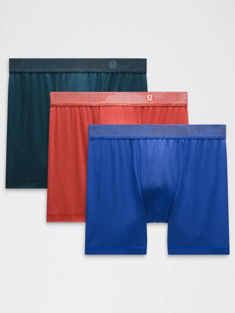 Always In Motion Mesh Boxer 5" *3 Pack