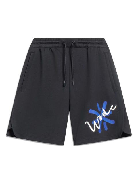 Li-Ning x Salventius Way Of Wade Logo Loose Fit Shorts 'Black' AKST323-1