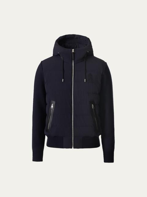 Men's Andrew-Z Mixed Media Light Down Jacket