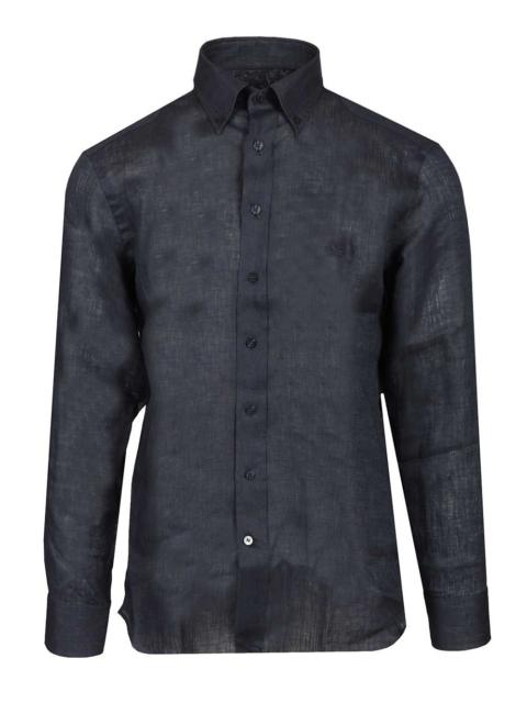 Linen Shirt Shirts Light Blue