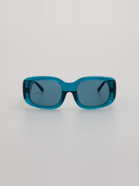 Celeste Oversize Sunglasses in Aqua