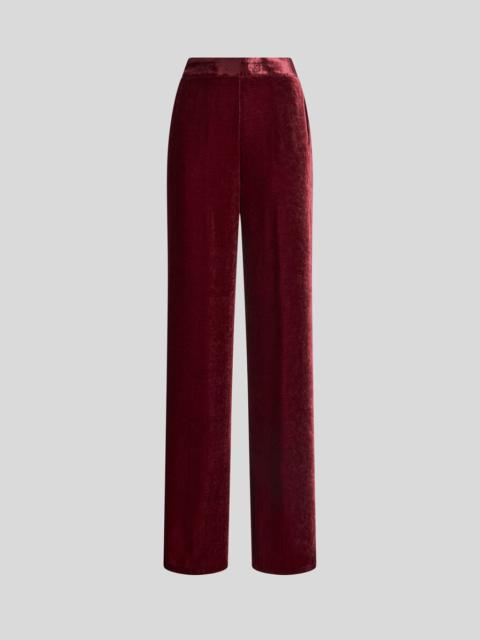 VELVET PALAZZO TROUSERS