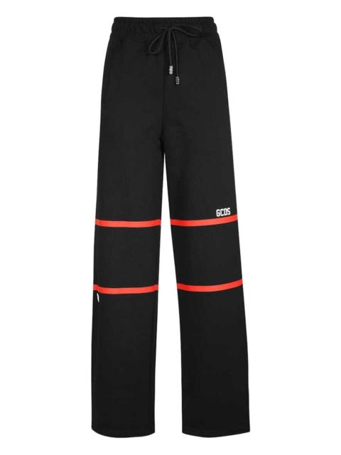 logo-stripe drawstring trousers
