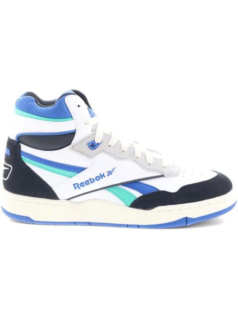 Reebok BB 4000 II Mid White Black Unleashed Green