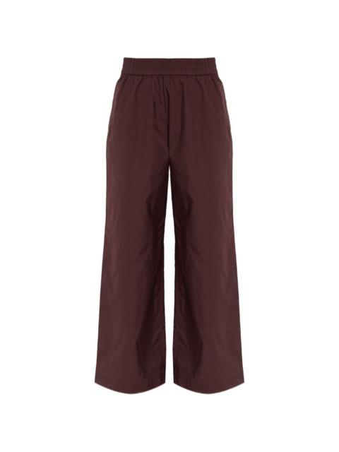 Sajulio elasticated-waist wide-leg trousers