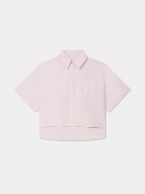 'Boke Flower 2.0' short dropped shoulders shirt in cotton poplin